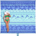 WEKAPO Beach Blanket Waterproof Sandproof Oversized Extra Large Sand Free