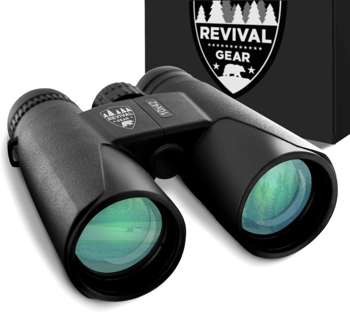 E Tronic Edge Binoculars for Adults - Professional for Bird Watching, Hunting, Hiking & Travel - Compact for Men and Women - Strap and Case Included