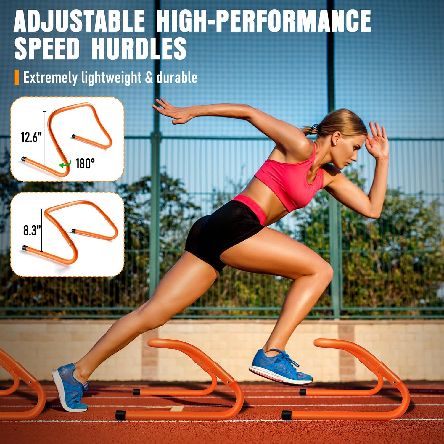 Agility Ladder, Agility Speed Training Equipment Set, 20ft Speed Ladder
