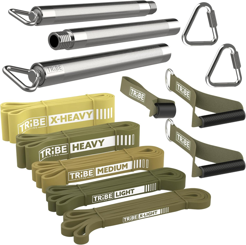 Long Resistance Bands Set, 5 Pull Up Assistance Bands for Working Out
