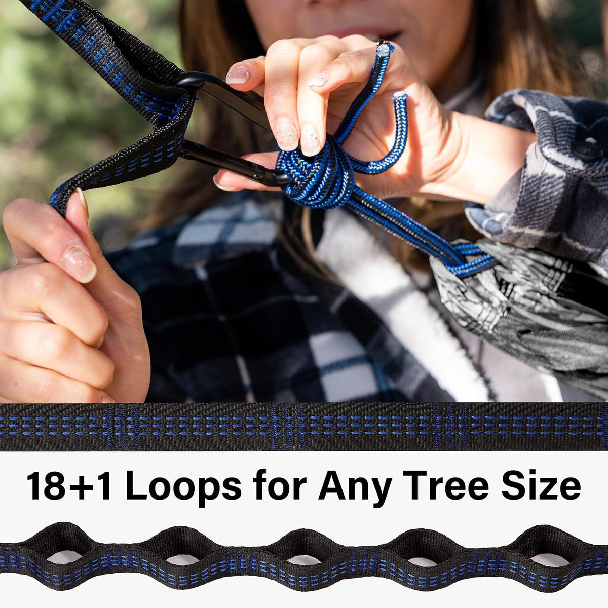 Kootek Camping Hammock 400lbs Capacity Outdoor Camping Essentials, Single