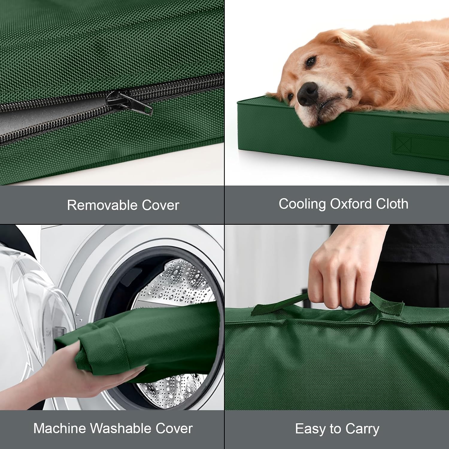 Outdoor Waterproof Orthopedic Dog Bed for Large Dogs