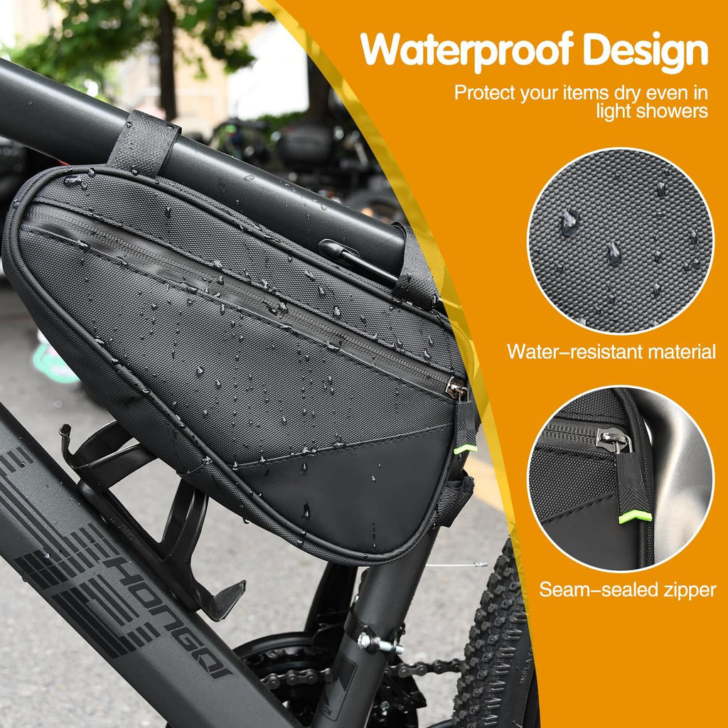 Bike Repair Kit, Bike Bag With Tire Pump, Bike Multitool, Allen Wrenches