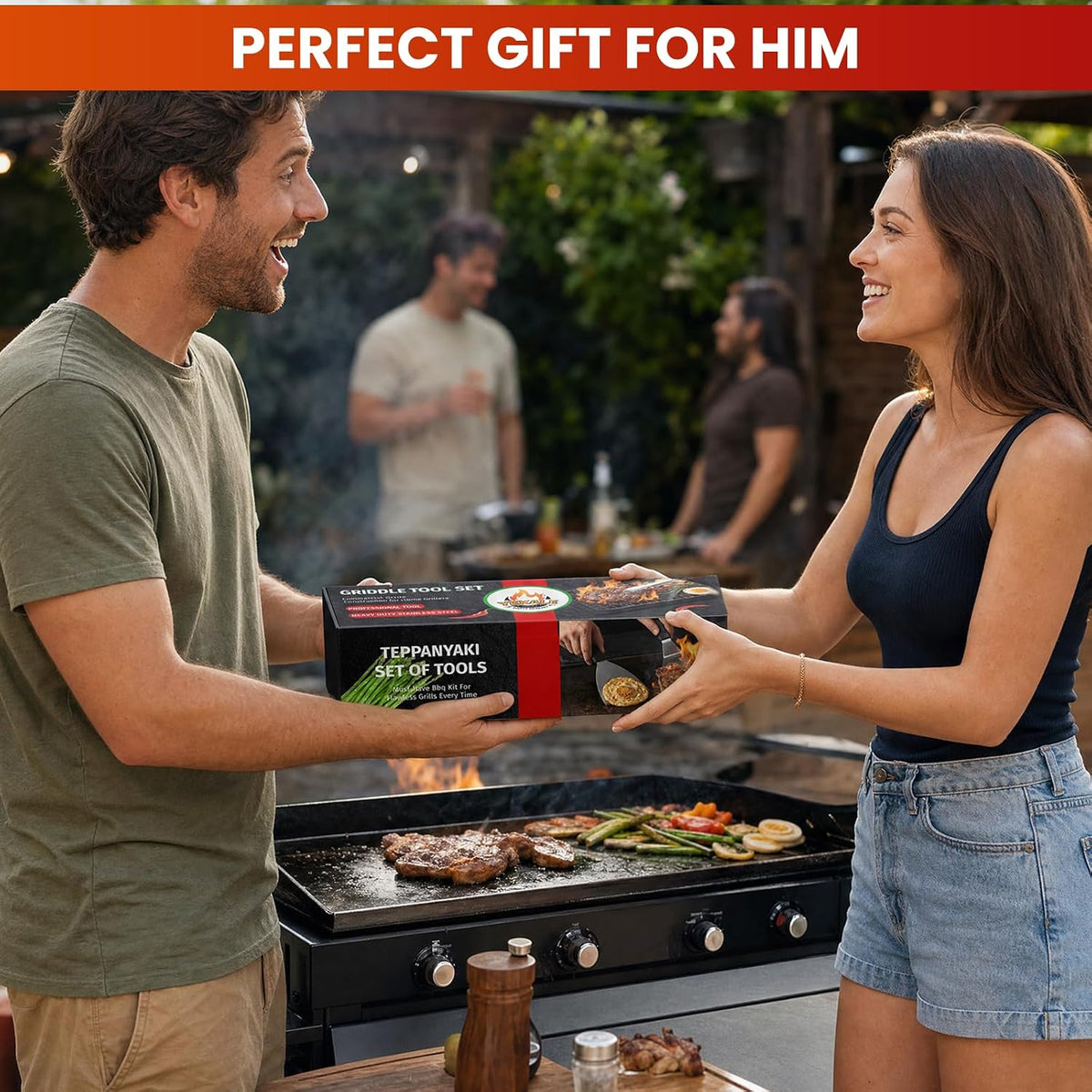 Griddle Accessories Kit for Blackstone and Camp Chef, Flat Top Grill