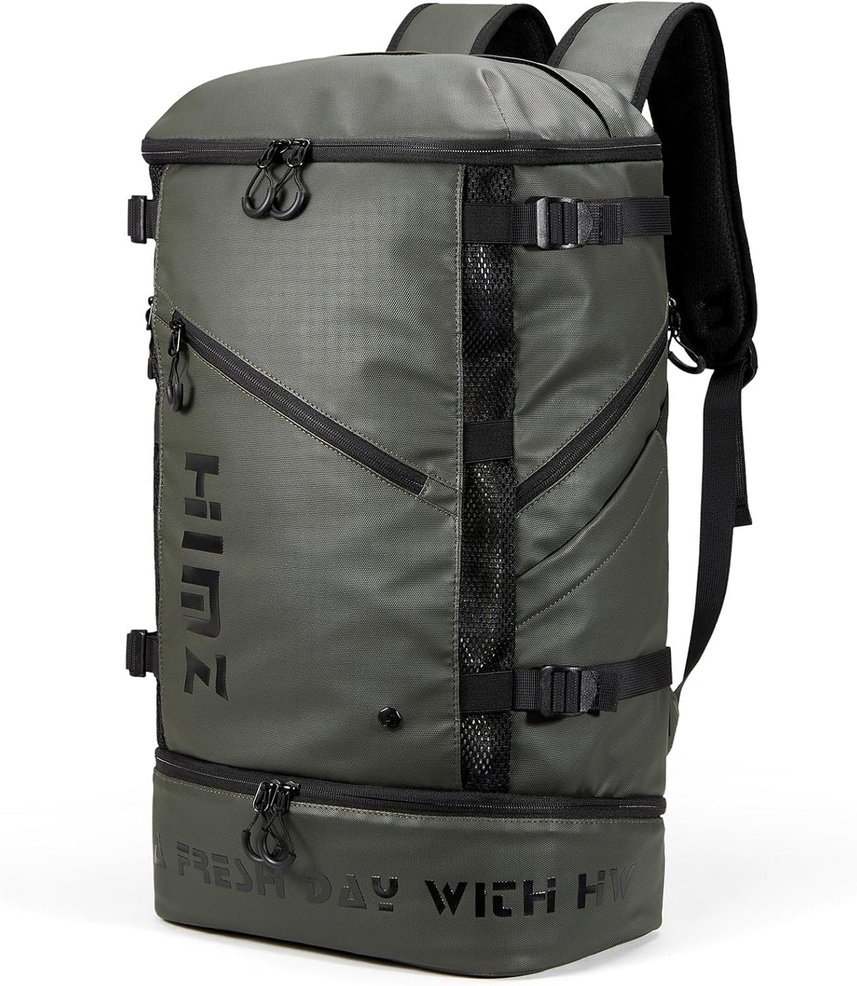Lunch Backpack Cooler Compartment Insulated, Green