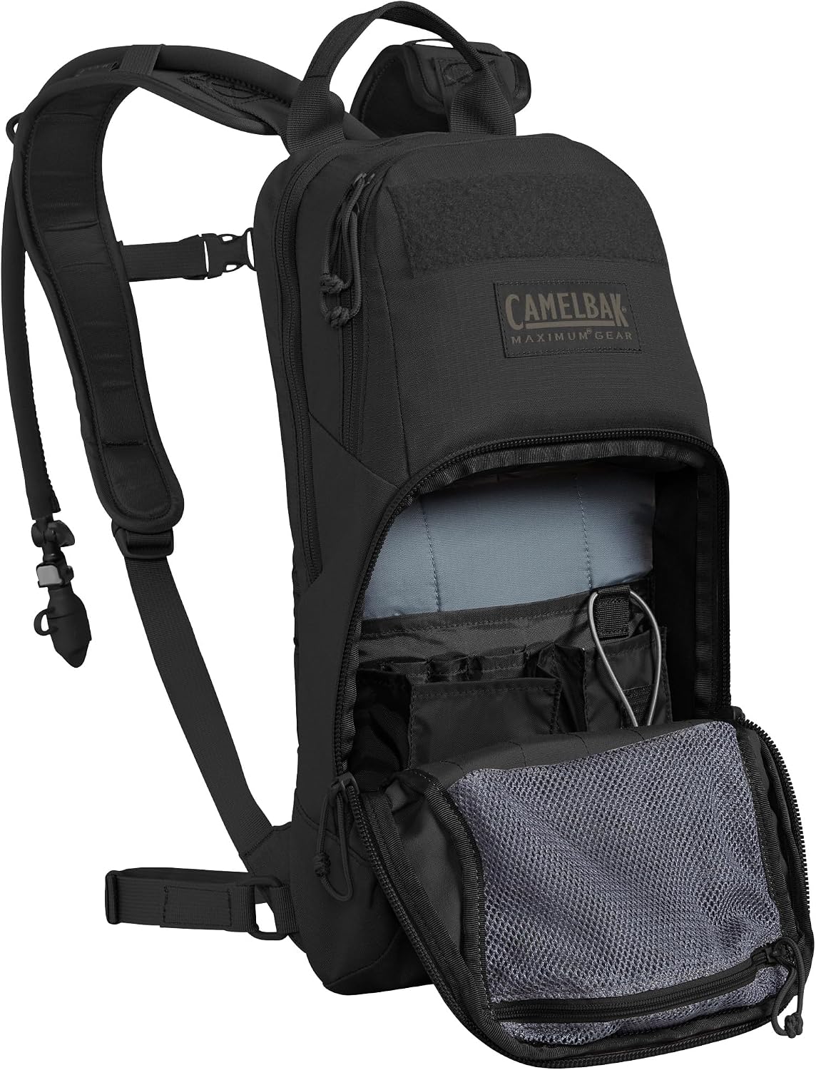 CamelBak M.U.L.E. Tactical Hydration Backpack, Modular MOLLE Design with 100oz Mil‑Spec Crux Reservoir