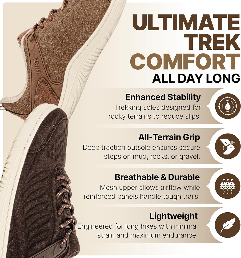 Hike Footwear Ridge Plus Barefoot Hiking Trail Shoes, Low-Cut, Zero Drop