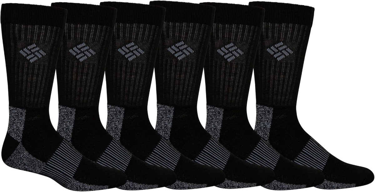 Columbia Mens Moisture Control Basic Crew 4-Pack