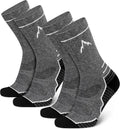 SIXDAYSOX Merino Wool Socks Mens, Crew Cushioned Hiking Socks Men Size 8-16