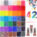 52000Pcs 42 Colors Resin Jelly Rhinestones for Bedazzling