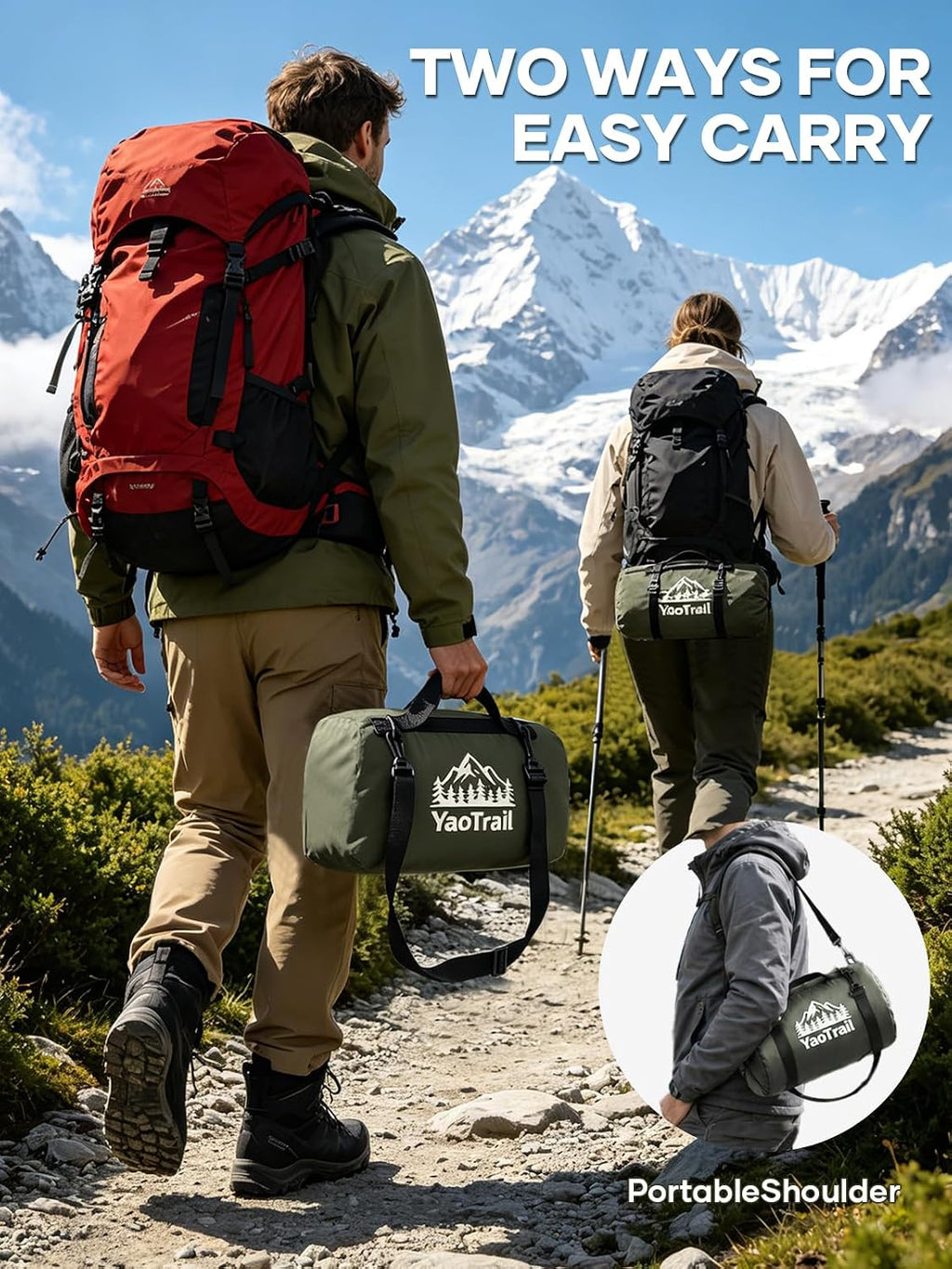 Waterproof Camping Blankets, Reversible Picnic Blanket 79x57 in