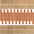 20 Pcs Clay Texture Rollers Set, 3D-Printed Clay Pottery Tools