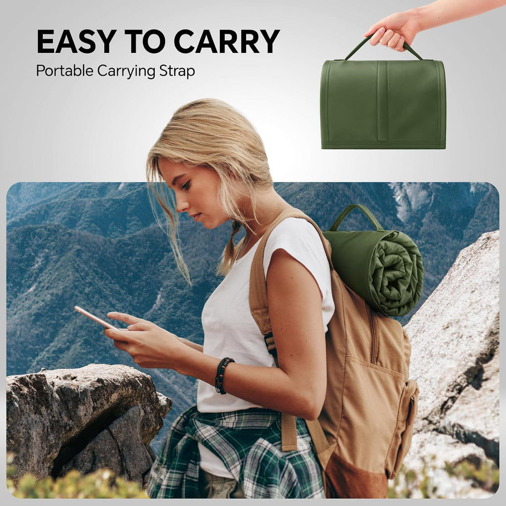 BEDELITE Waterproof Packable Lightweight Camping Blanket