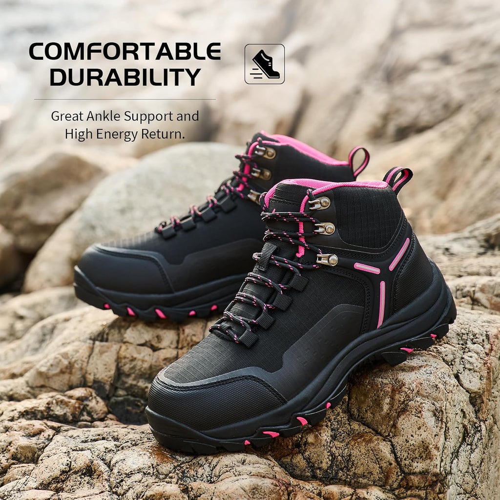 Women's Waterproof Wide Toe Box Hiking Boots