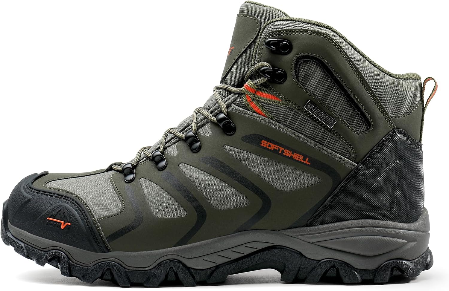 NORTIV 8 Men's Ankle High Waterproof Hiking Boots