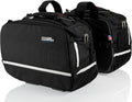 Chase Harper USA 3550 Aeropac II Saddle Bags - Water-Resistant, Industrial Grade Ballistic Nylon w/Thermoplastic Insert, Anti-Scratch Vinyl on Inward Facing Wall, 14" L x 9" W x 10.5" H (Per Side)