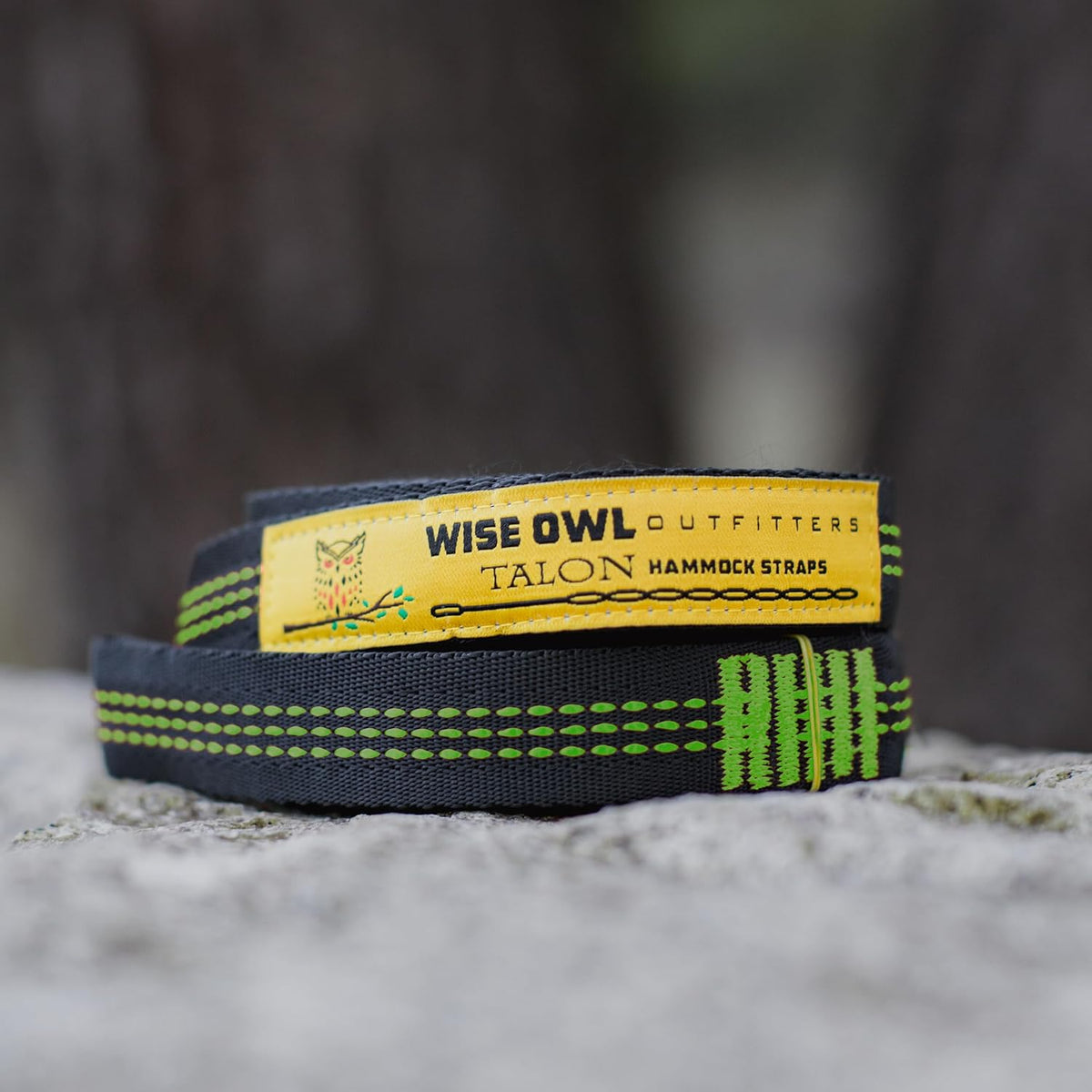 Wise Owl Outfitters Hammock Straps for Trees – 10ft Heavy-Duty Tree Hanging Kit with Carabiners, 38 Loops & Hooks – Essential Hammock Accessories for Camping