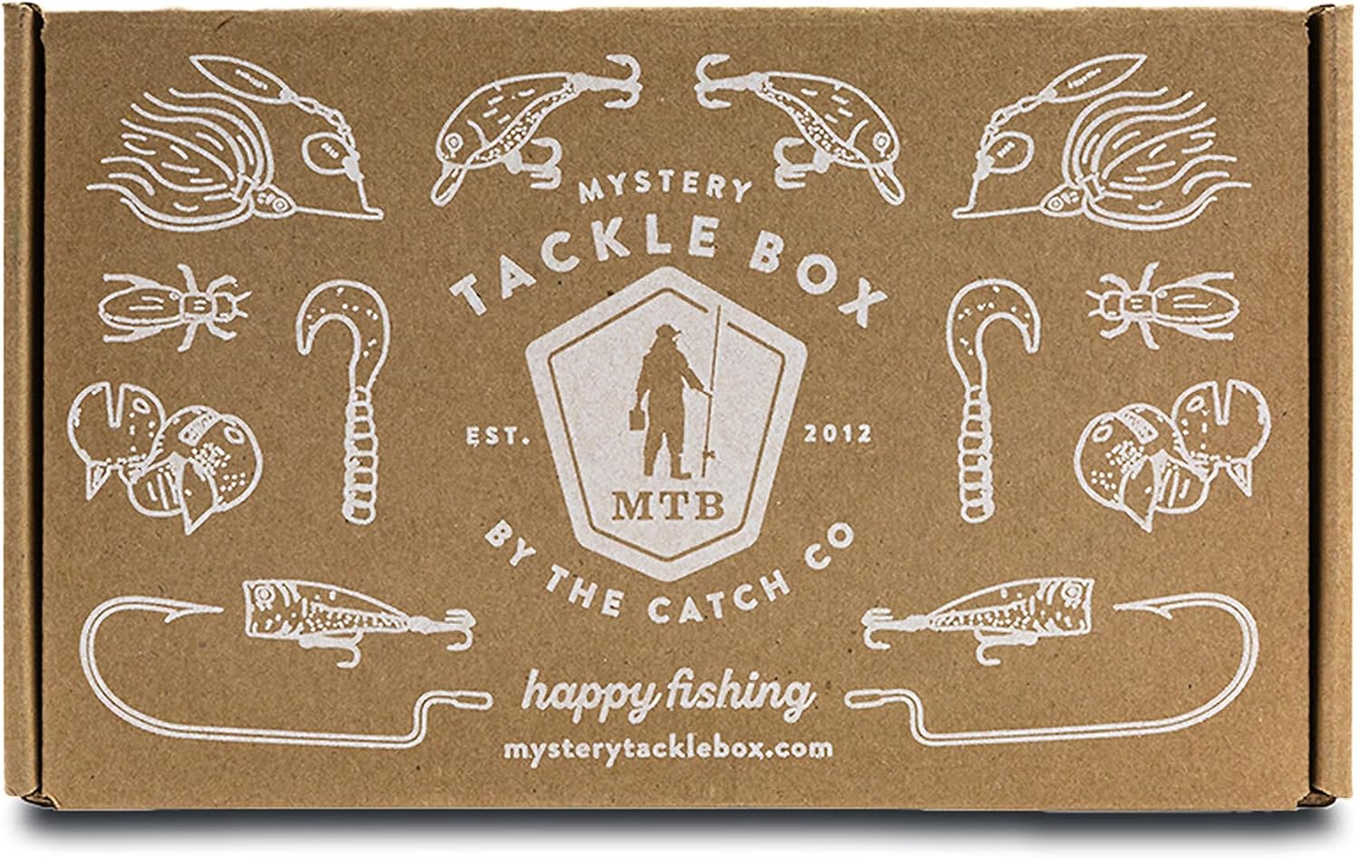 Catch Co Mystery Tackle Box Freshwater Bass Fishing Kit