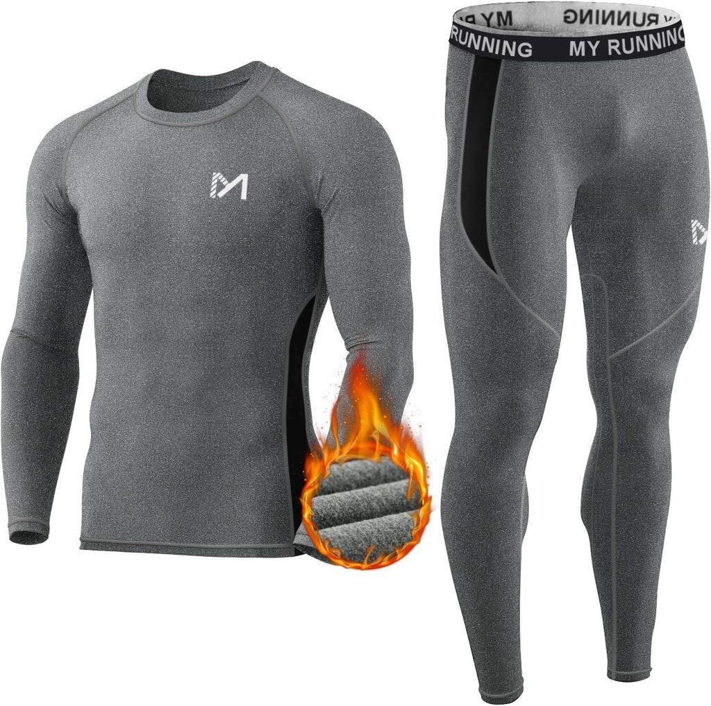 MEETYOO mens Men's Thermal Underwear Set Sport Long Johns Base Layer