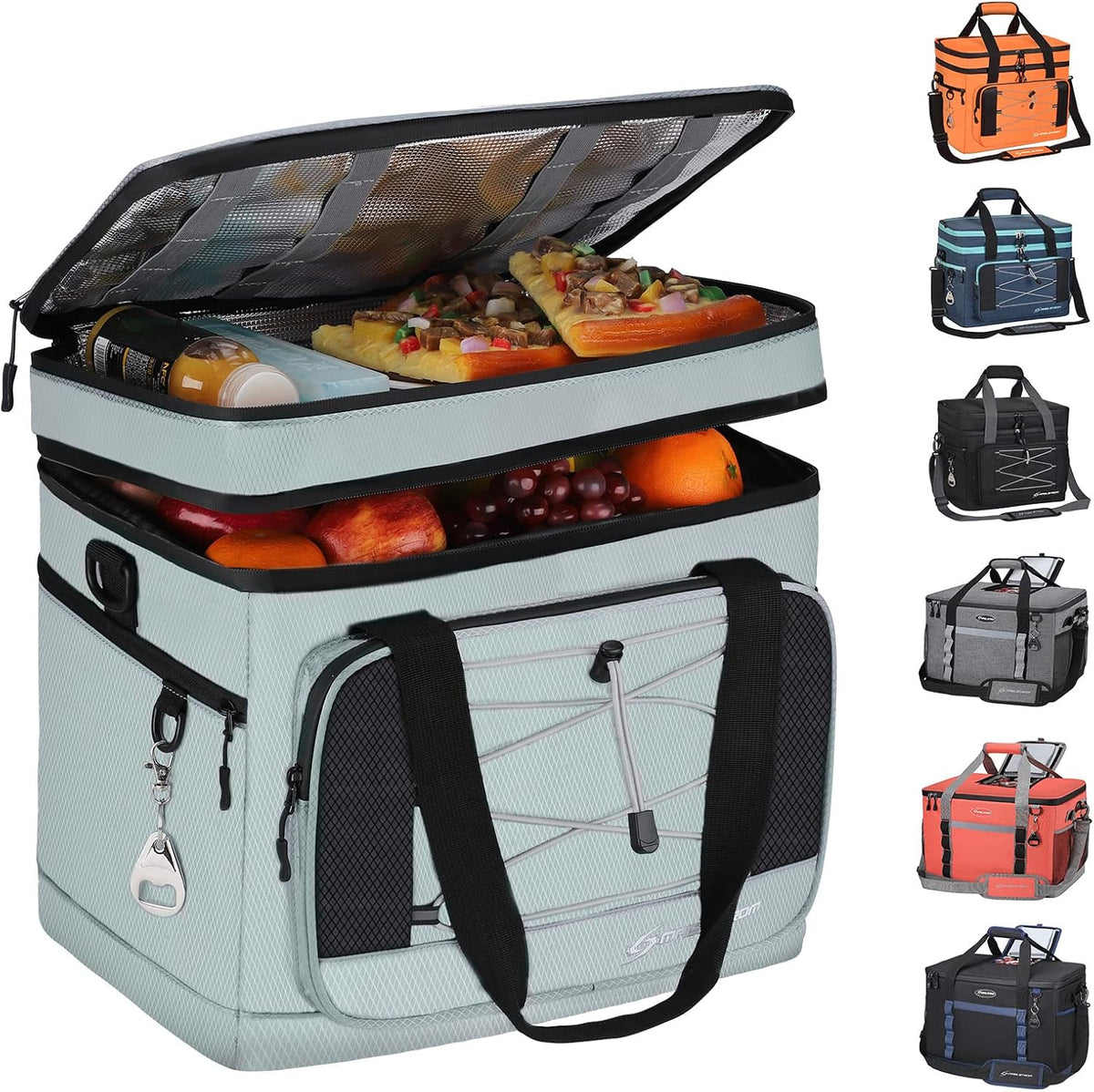 Maelstrom 24/30/60 Can Soft Cooler Bag, Double Deck Portable Ice Chest