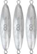 BLUEWING Torpedo Sinker Through Wire Fishing Weight Saltwater Bullet Lead Double Ringed 2oz-48oz