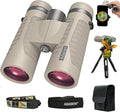 8x42 Binoculars for Adults High Powered with Phone Adapter & Tripod