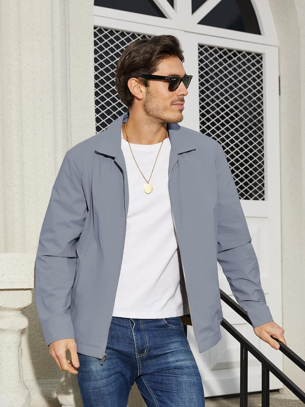 TACVASEN Men's Lightweight Jacket Fall Water-repellent Windbreaker Jackets