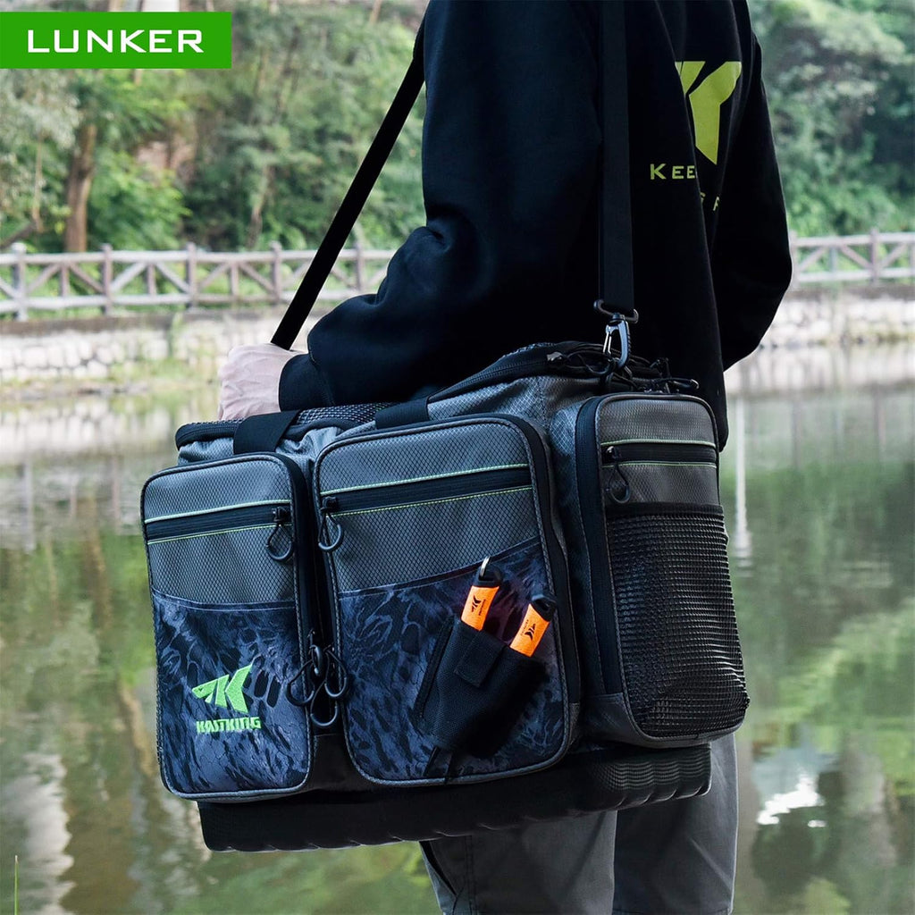 KastKing Bait Boss Tackle Bag, Saltwater Resistant Fishing Bag