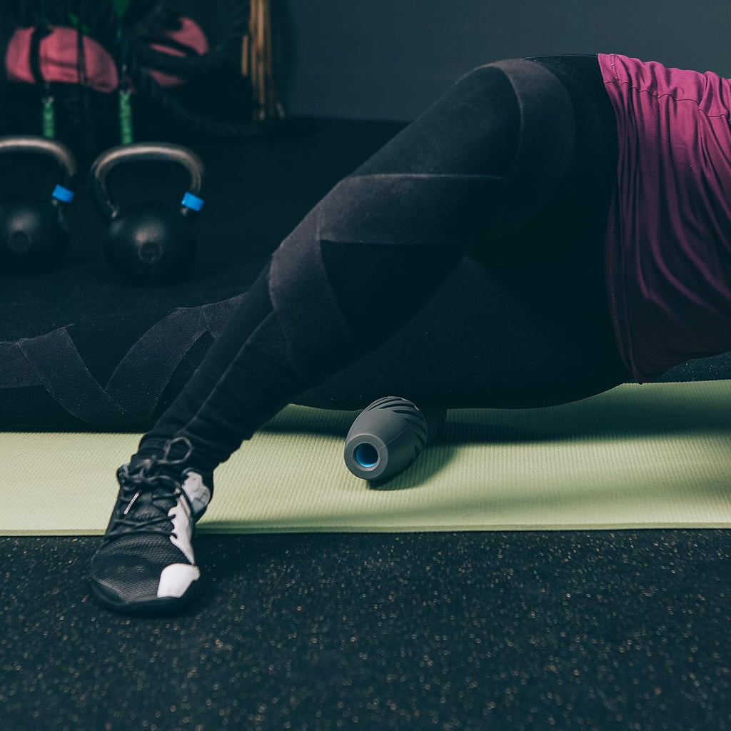RAD Helix – Compact High-Density Exercise Foam Roller – Deep Tissue Myofascial Release for Back, Quads, Hamstrings & More – Muscle Recovery Tool for Stretching & Mobility