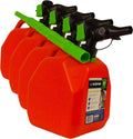 Scepter 2G Gas Can, Spill Proof SmartControl Spout, Spout Extender, 4-Pack