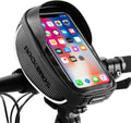 ROCKBROS Bike Phone Mount Bag, Waterproof Handlebar Bag for Cycling