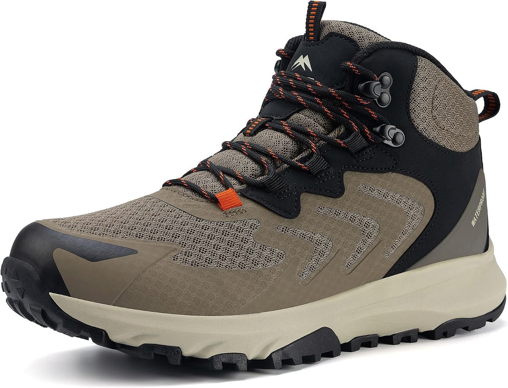 Men's Waterproof Hiking Boots Lightweight Comfortable Outdoor Walking Trail Boots Shoes