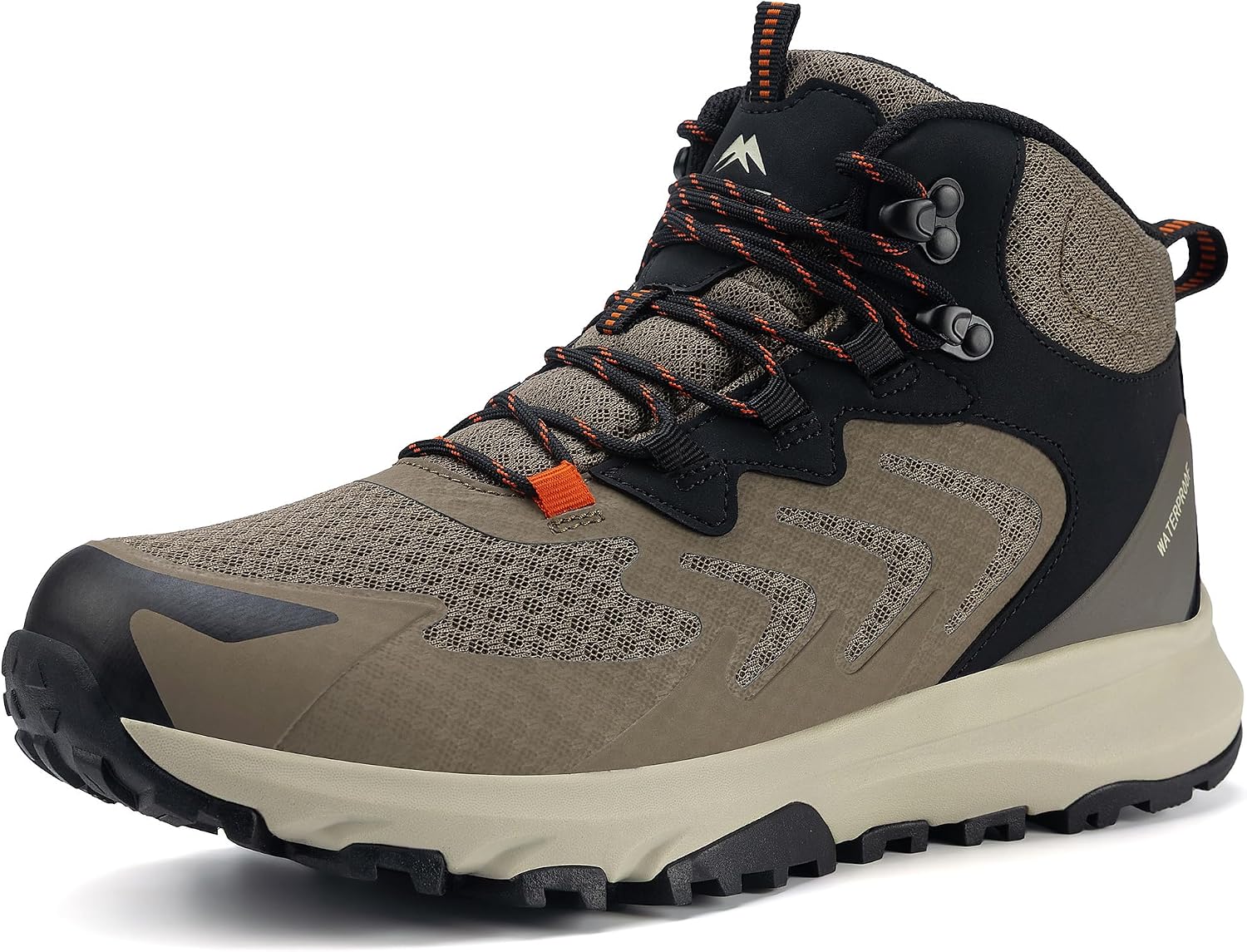 Men's Waterproof Hiking Boots Lightweight Comfortable Outdoor Walking Trail Boots Shoes