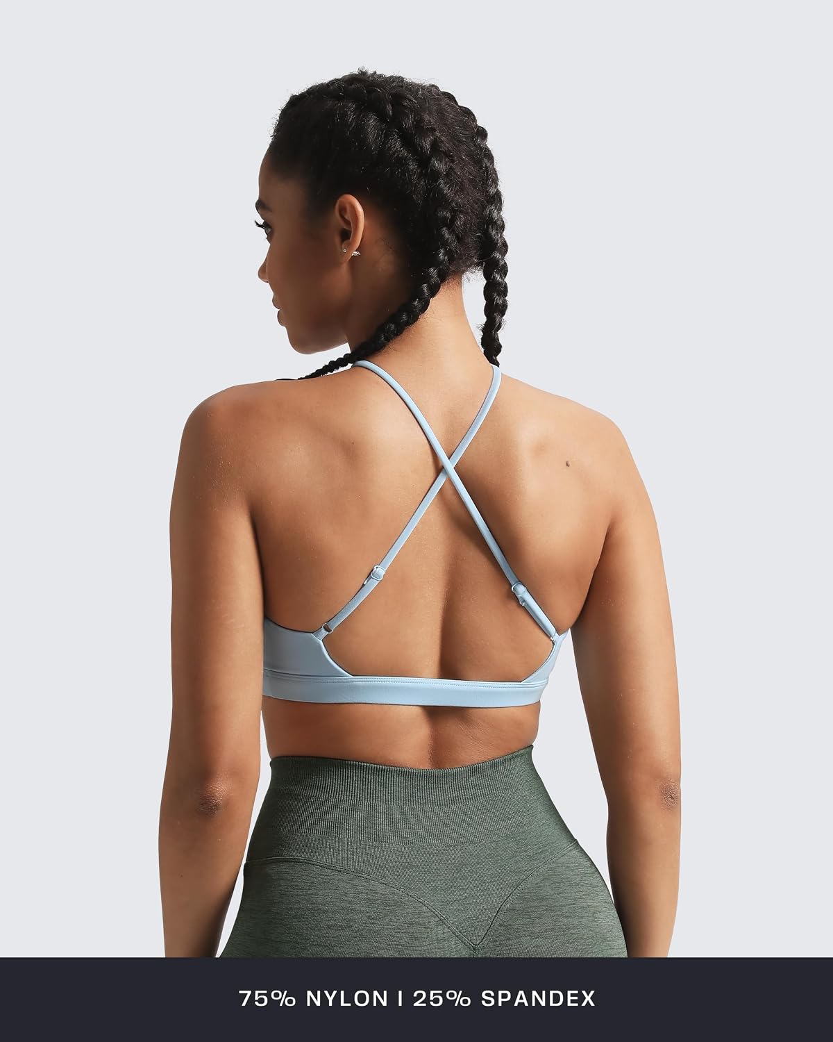 Aoxjox Women's Jamie Deep V Sports Bra