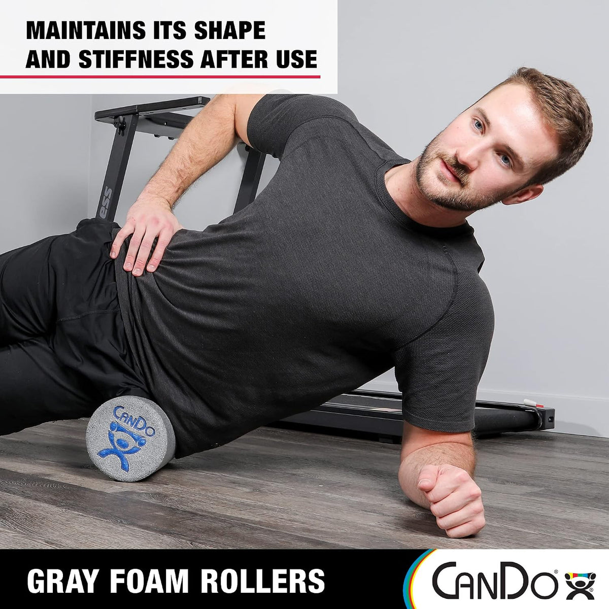 CanDo-30-2500 Plus Foam Roller, 6" X 36", Round