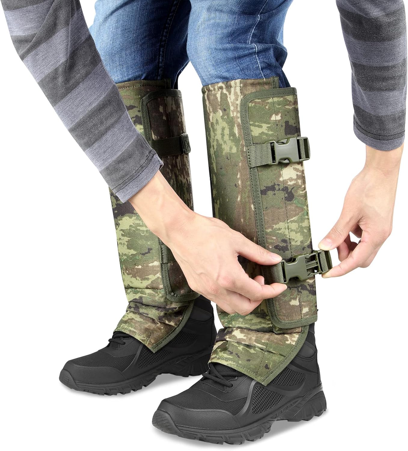 LUCKY CLOVER Snake Gaiters, Waterproof Snake Guards Bite Protection for Lower Legs, Snake Proof Gaiters Fit for Men & Women