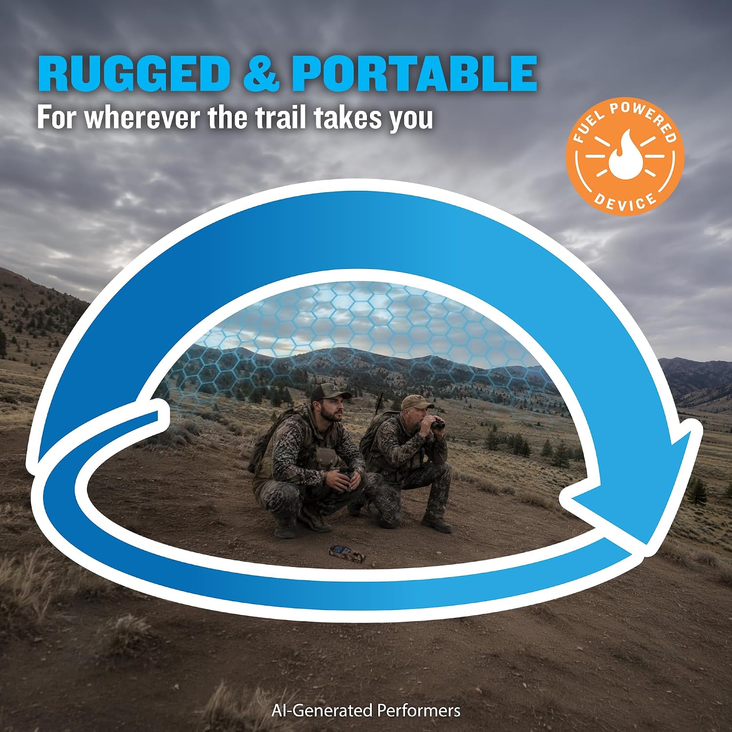 Thermacell Fuel-ZoneGuard Extreme Fuel Powered Mosquito Repeller, Hunt Pack