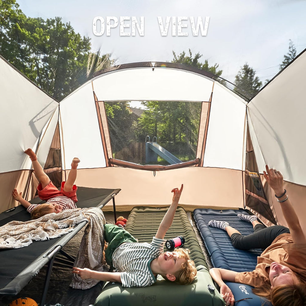 PORTAL 6/8/10 Person Family Camping Tent with Screen Room