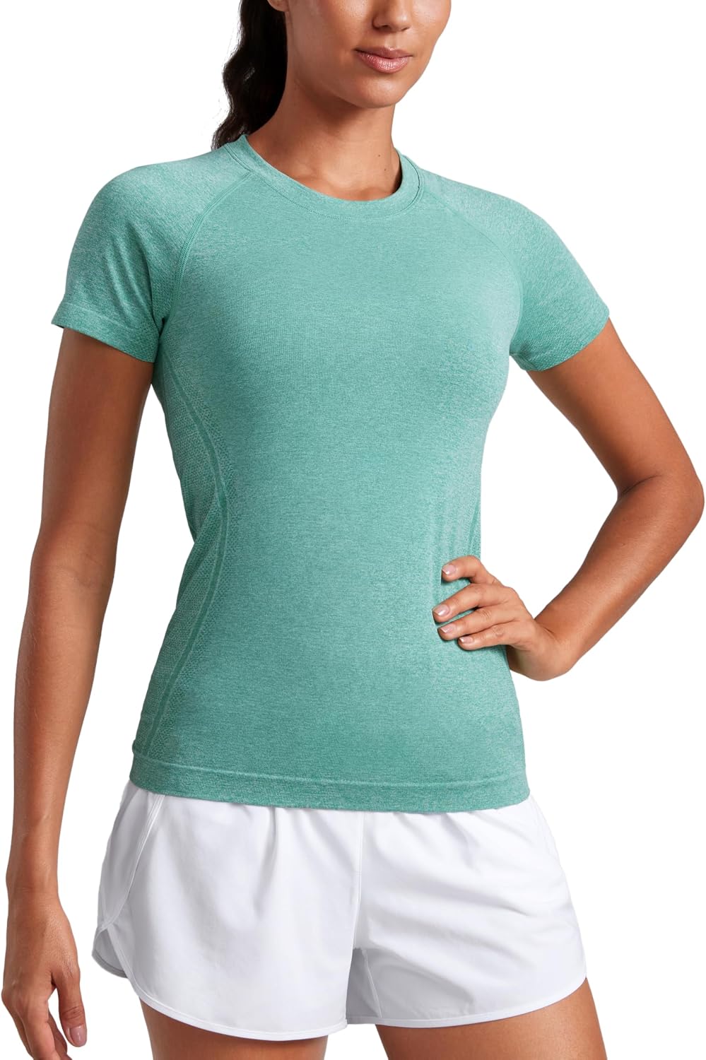 CRZ YOGA Seamless T-Shirt Hip Length
