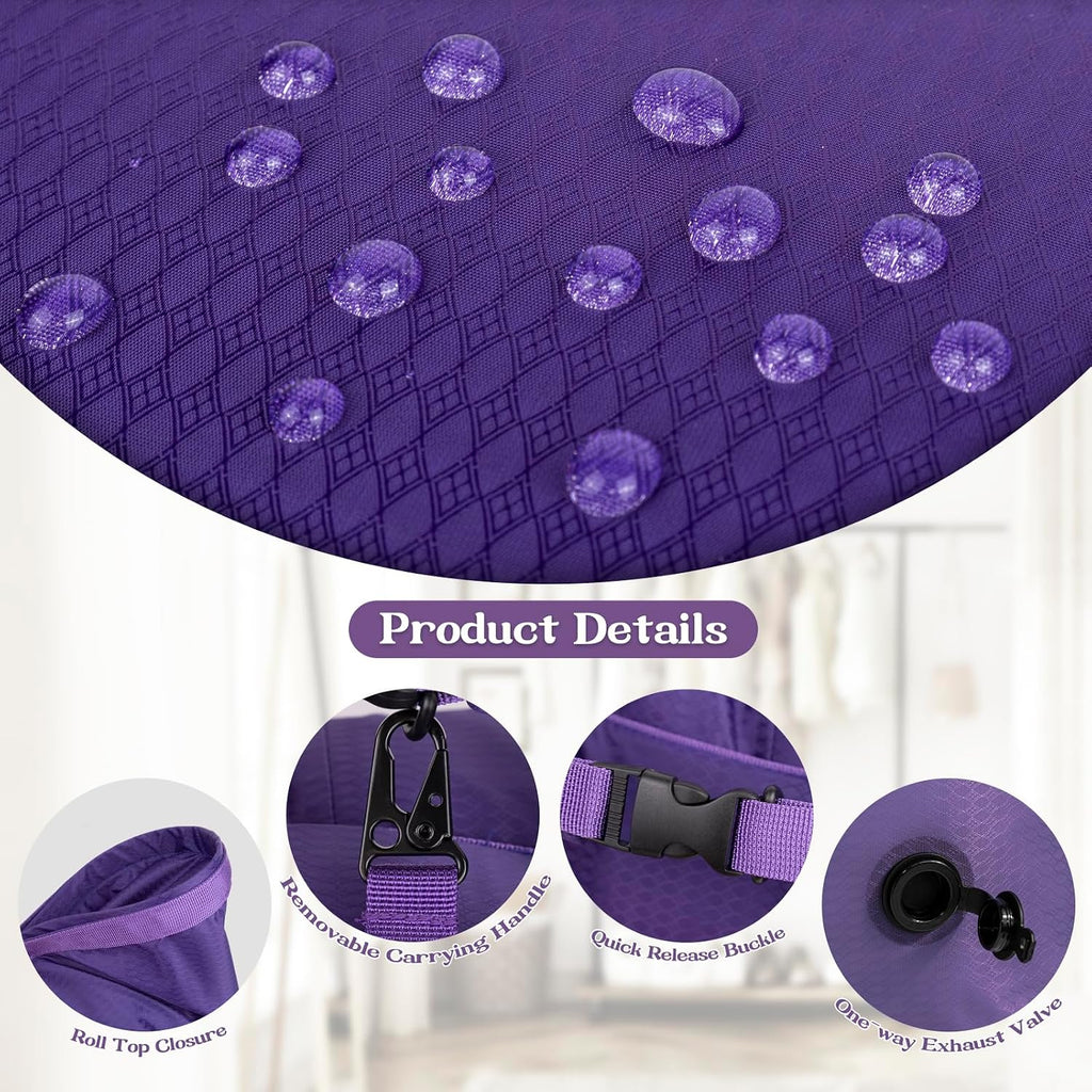 Travel Laundry Bag, Vacuum Compression Dirty Clothes Travel Bag