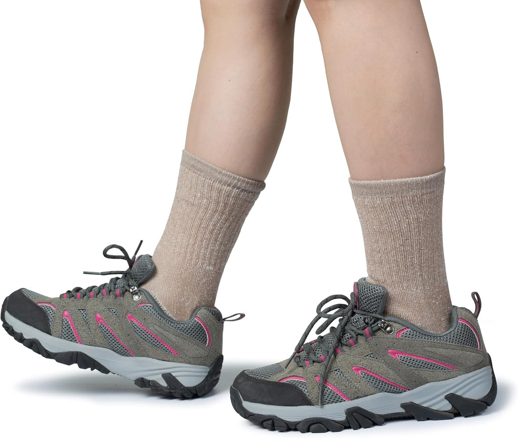 BomKinta Wool Hiking Socks Women Merino Thick Warm Thermal Boot Sock 5-11