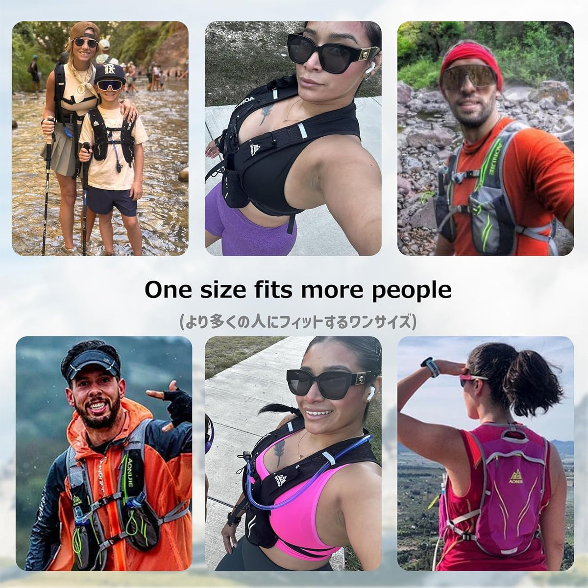 Azarxis Hydration Running Vest Backpack Pack 5L 5.5L for Women and Men Jogging Trail Race Marathon Cycling Hiking