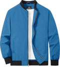 MAGCOMSEN Men's Bomber Jacket Lightweight Full Zip Windbreaker Jackets