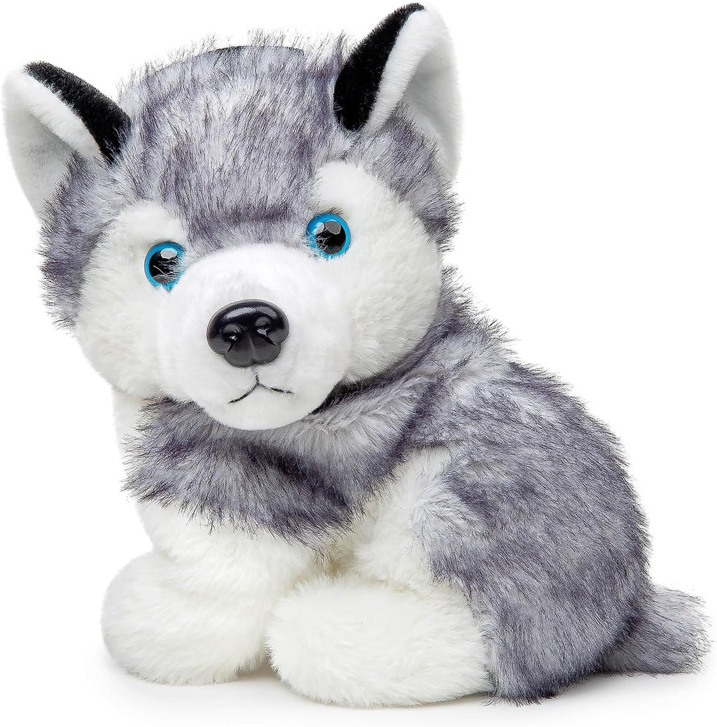 Funny Husky Rock Climbing Chalk Bag, Fun Animal Plush Chalk Bag for for Indoor & Outdoor Climbing for Climbers