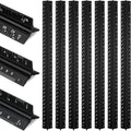 Macarrie 10 Pcs Architectural Scale Ruler 12" Engineers Scale Set, Black