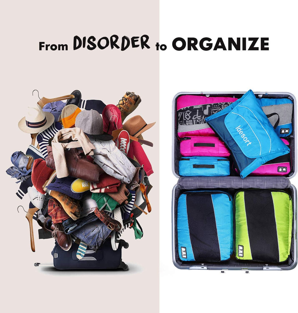 Packing Cubes large Luggage Organizers Bags For Travel Organizing Clothes