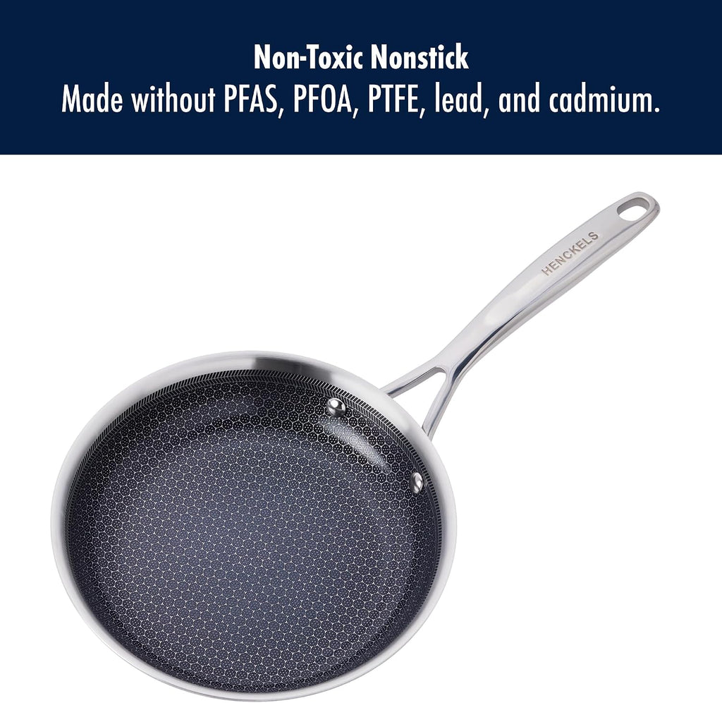 HENCKELS Paradigm 8-Inch Ceramic Fry Pan, Oven Safe Up To 500°F