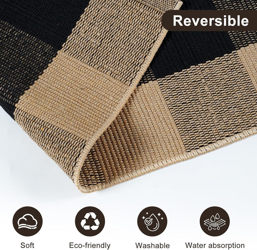 KIMODE Front Door Mat Outside Entrance Fall Front Porch Rug Welcome Decor