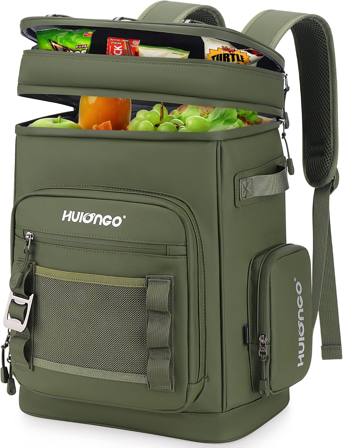 Hulongo Large Waterproof Insulated Cooler Backpack, 30L, 48Cans