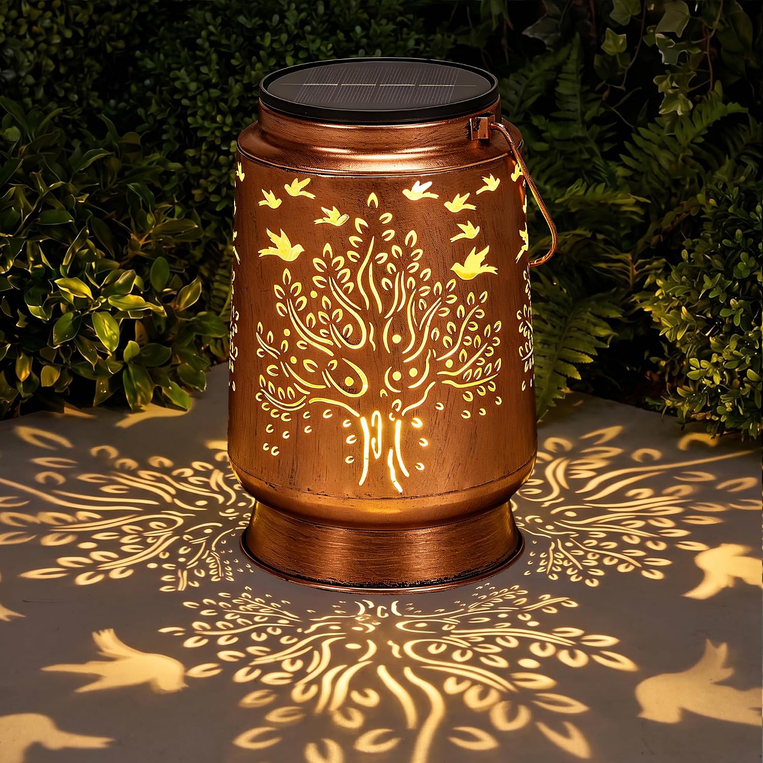 Tree of Life Solar Lanterns Outdoor Waterproof, Birthday Day Gift for Women